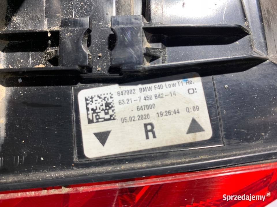 BMW F40 LAMPA PRAWY TYŁ PRAWA W BŁOTNIK EUROPA dolnośląskie