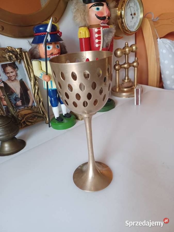 Duży piękny lampion mosiężny Kolekcja Poznań sprzedam