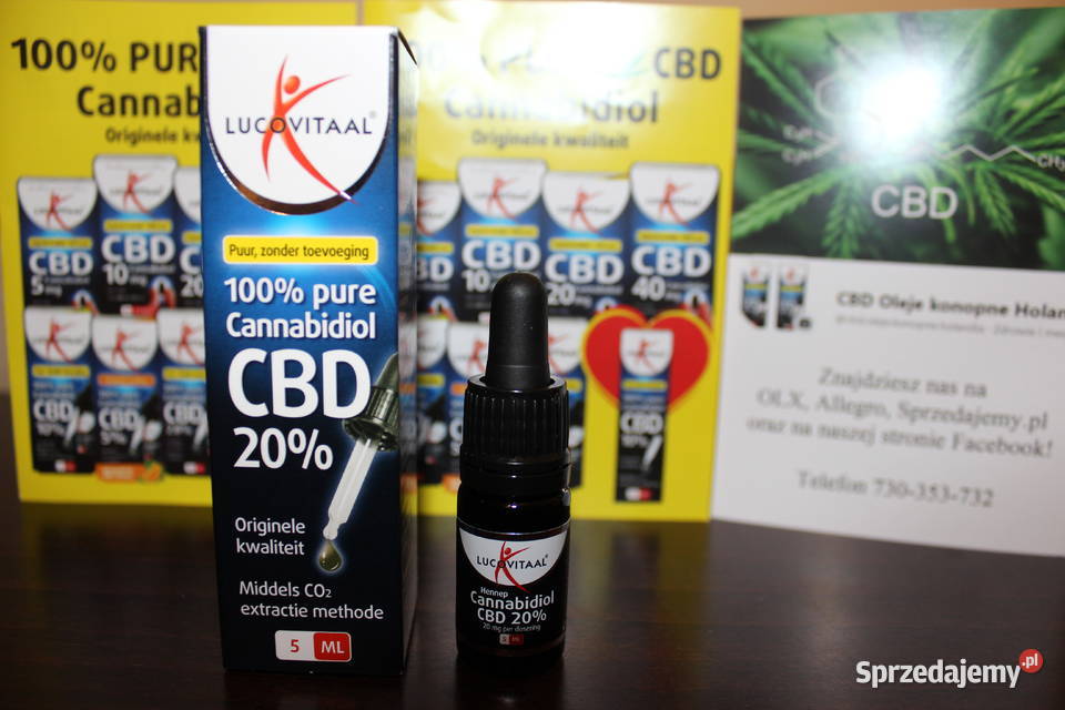 Olej konopny CBD Lucovitaal 20 5 ml Łódź