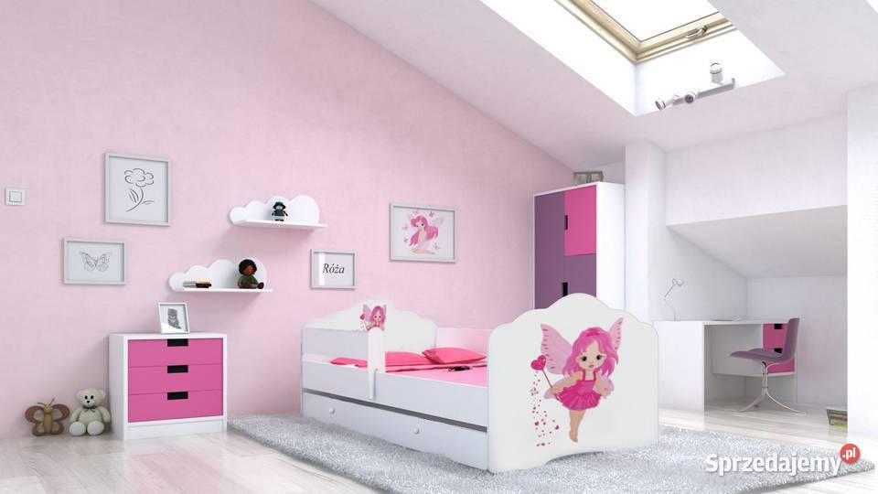 Łóżko dziecięce FALA 140x70 szuflada DOSTAWA Meble Warszawa