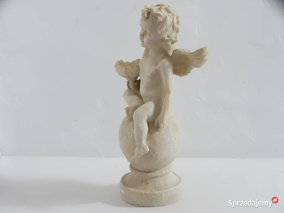 Urocza Figurka Aniołka Puto na Kuli Klasyczna Biłgoraj