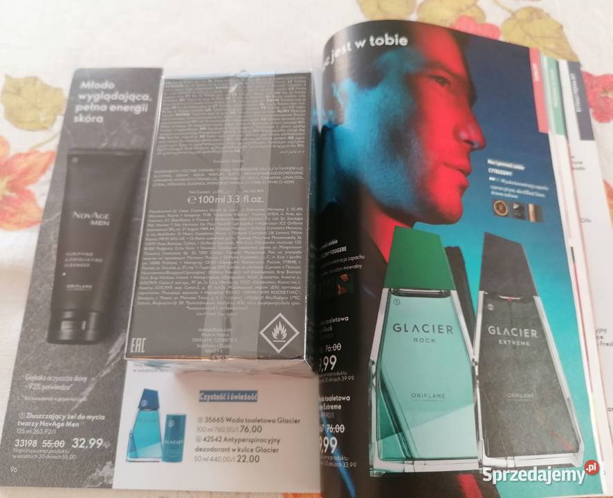 Męska woda toaletowa Glacier Extreme Oriflame Łódź
