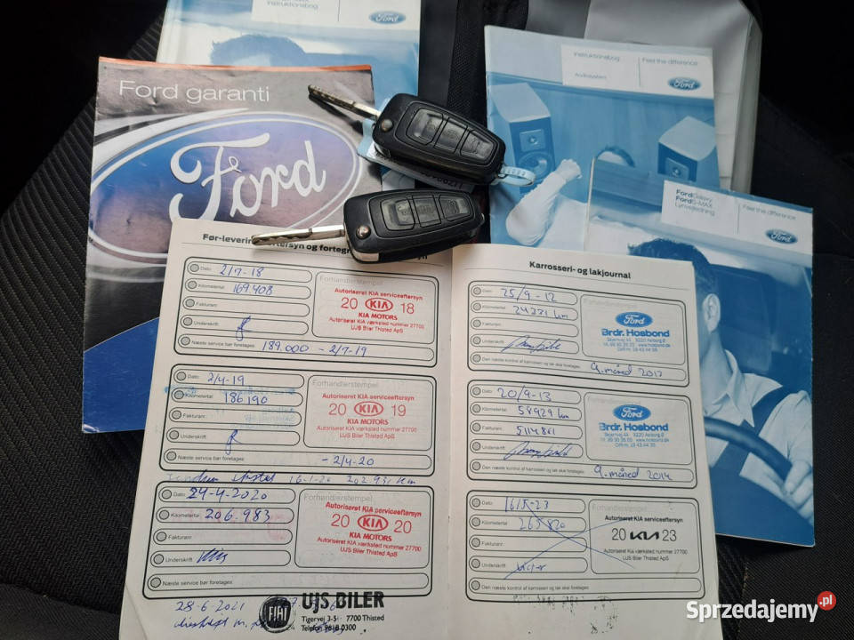 Ford S 7 OSOB LiFT tempomatALU ŁADNY 20tdci LED Olsztyn