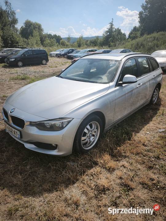 Bmw 318d panorama navi skóra srebrny dolnośląskie Ożary sprzedam