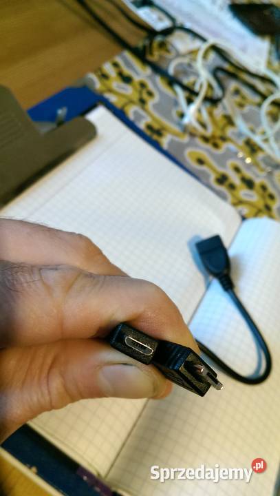 Przewód Host USB żeński micro USB męski 12 27 2 Pozostałe Tychy sprzedam