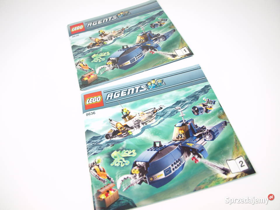 Zestaw LEGO Agents 8636 Mission 7 Deep Sea Quest Klocki sprzedam