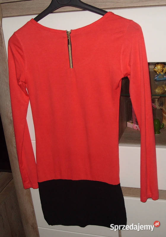 Koralowa Bluzka Tunika zameczki OXYD r 343638