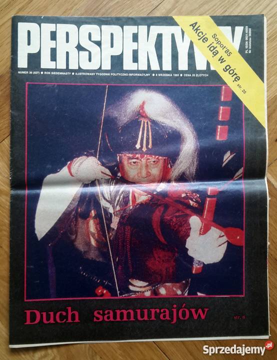 Perspektywy 6 września 1985 prl stara gazeta magazyn