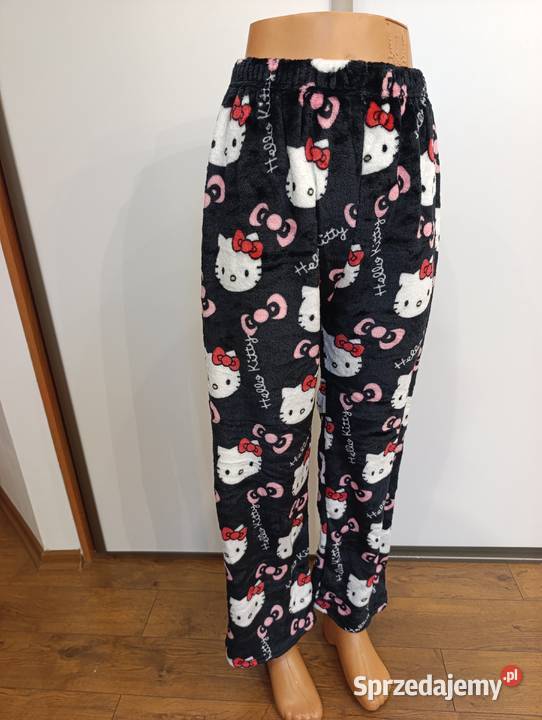 Spodnie piżmowe pluszowe Hello Kitty XSM Hażlach