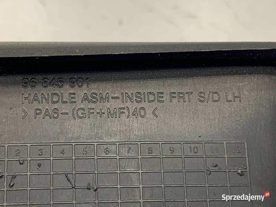 KLAMKA WEWNĘTRZNA LEWY PRZÓD CHEVROLET CRUZE Części samochodowe