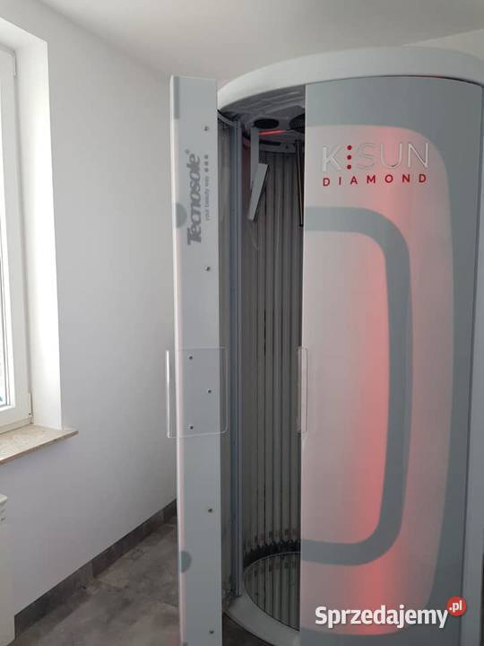 Solarium Kabina opalająca stojąca KSUN Tecnosole Wyposażenie salonów mazowieckie Płock sprzedam