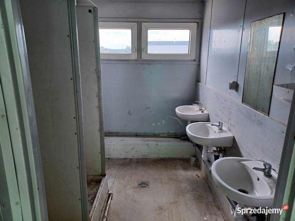 KONTENER SANITARNY 2x KABINA WC 3x UMYWALKA 2x sprzedam