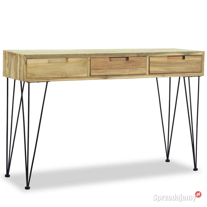 Stolik konsola 120 x 35 x 76 lite drewno tekowe Warszawa