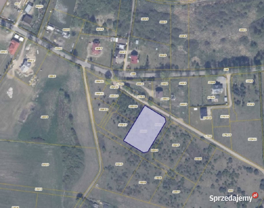 Działka 1943 w miejscowości Ełganowo Nieruchomości