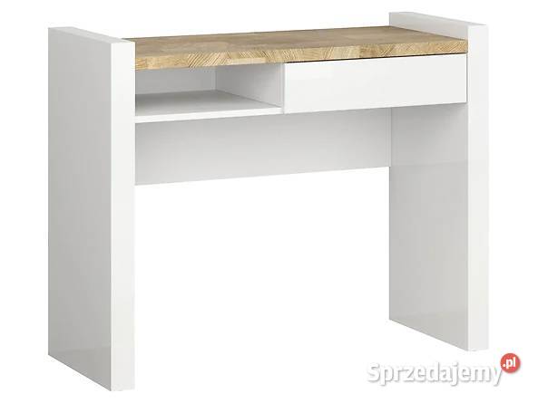 Toaletka BRW Alameda 100  biały połysk dąb Toaletki Siedlce