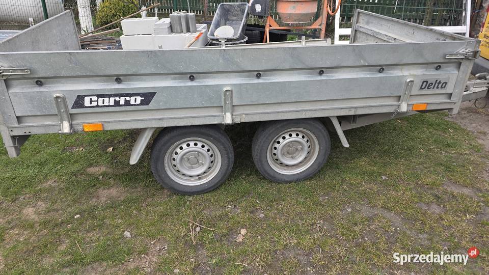Syndyk sprzeda przyczepę lekką Carro prod 2022 Syndyk sprzeda Żnin