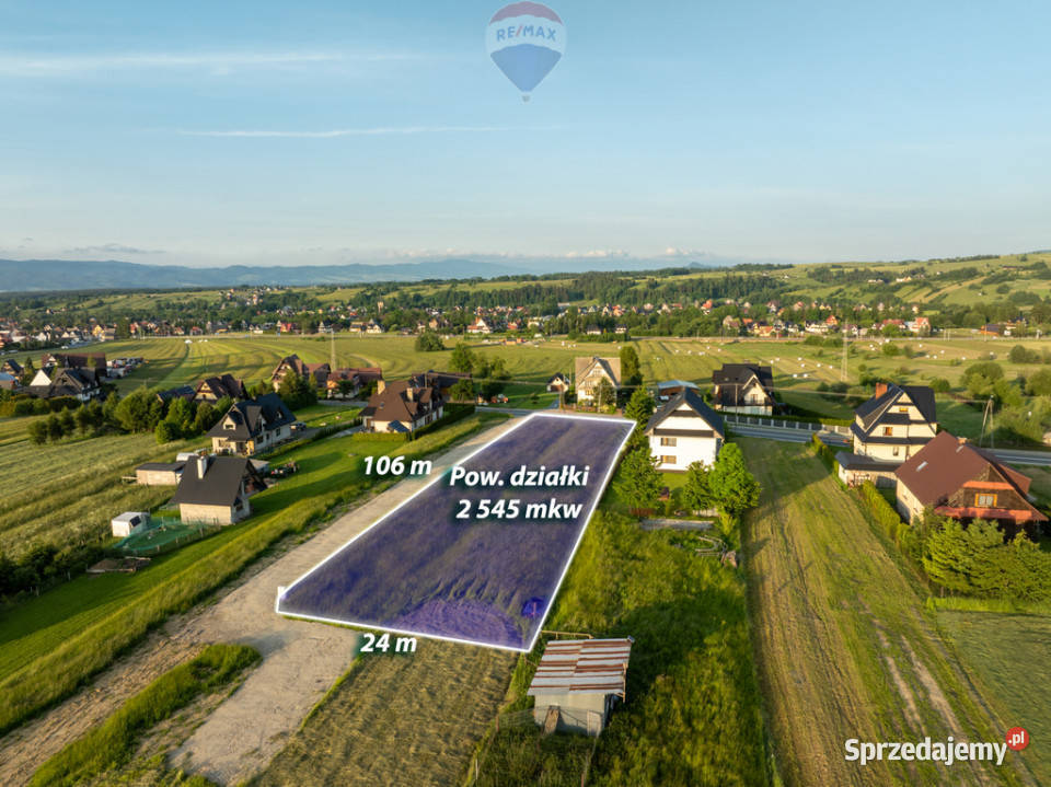 Działka na sprzedaż Szaflary małopolskie