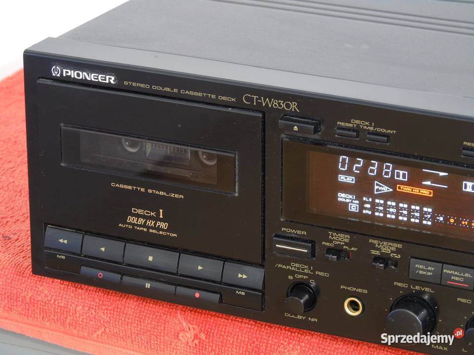 Magnetofon Pioneer CTW830R sprawny i ładny Jasło