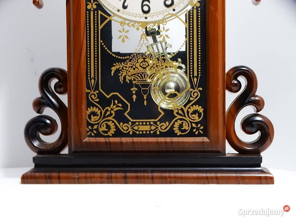 Zegar kominkowy marki SYNCHRON w stylu vintage z Biłgoraj sprzedam