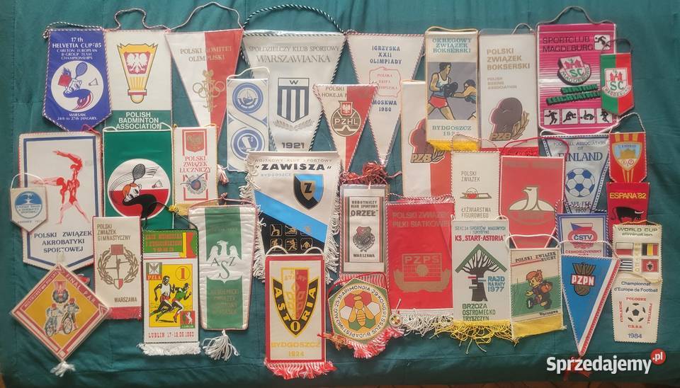 proporczyki klubowe z PRL łódzkie Łódź