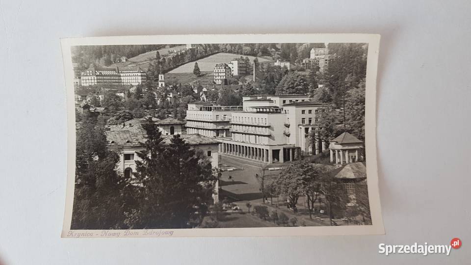Zestaw 2x pocztówka Krynica przedwojenne