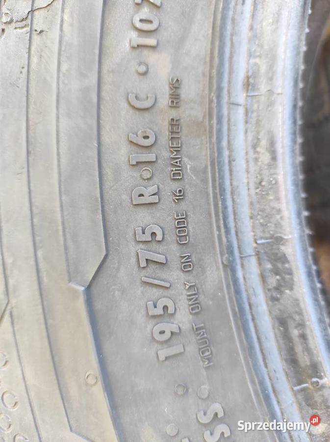 Opony Continental contivan contact 19575 R16C 16cale Samochodowe