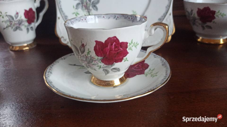 Filiżanka z talerzykiemRoyal Stafford Roses to Antyki, Sztuka, Kolekcje Gdańsk