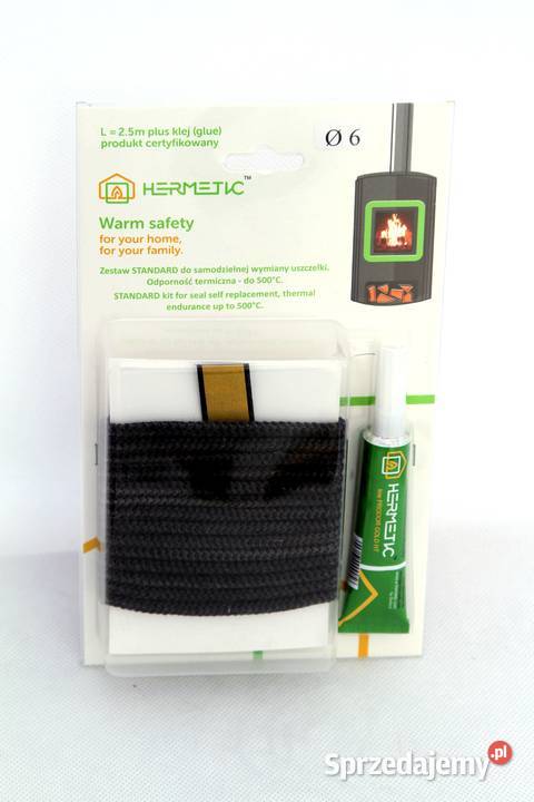 USZCZELKA NAPRAWCZA SZNUR DO KOMINKA PIECA 6mm małopolskie Tarnów sprzedam
