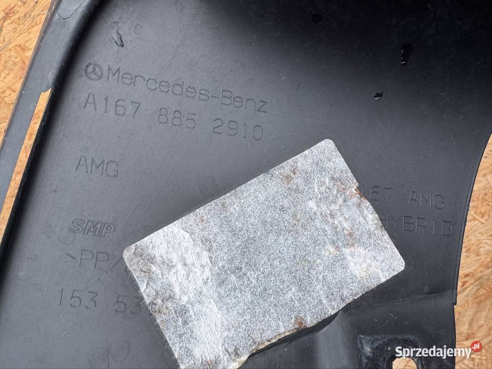 Środkowa kratka zderzaka przód Mercedes GLE W167 osobowe Pozostałe Międzychód