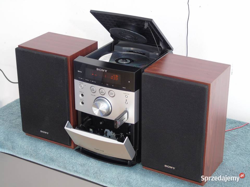 Wieża stereo Sony USB mp3 CD RDS AUX mag kolumny Jasło sprzedam
