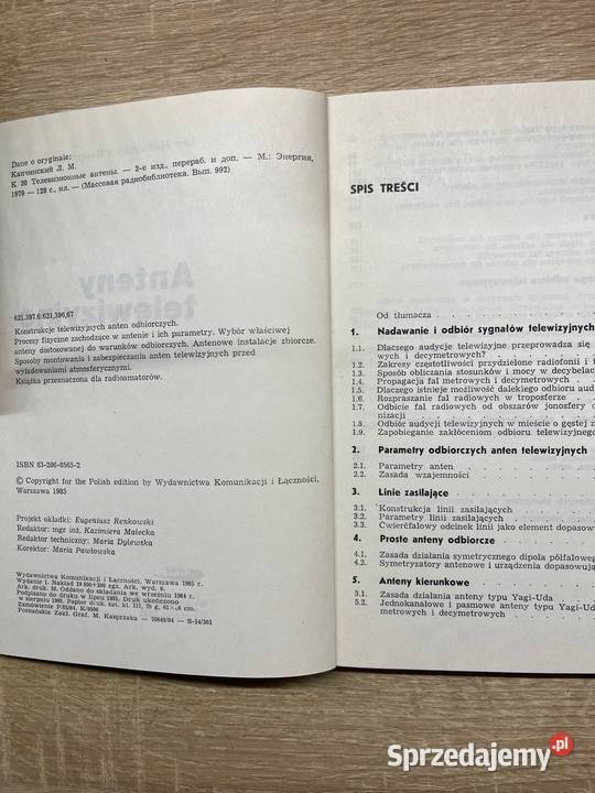Anteny telewizyjne 160 str poradnik sprzedam