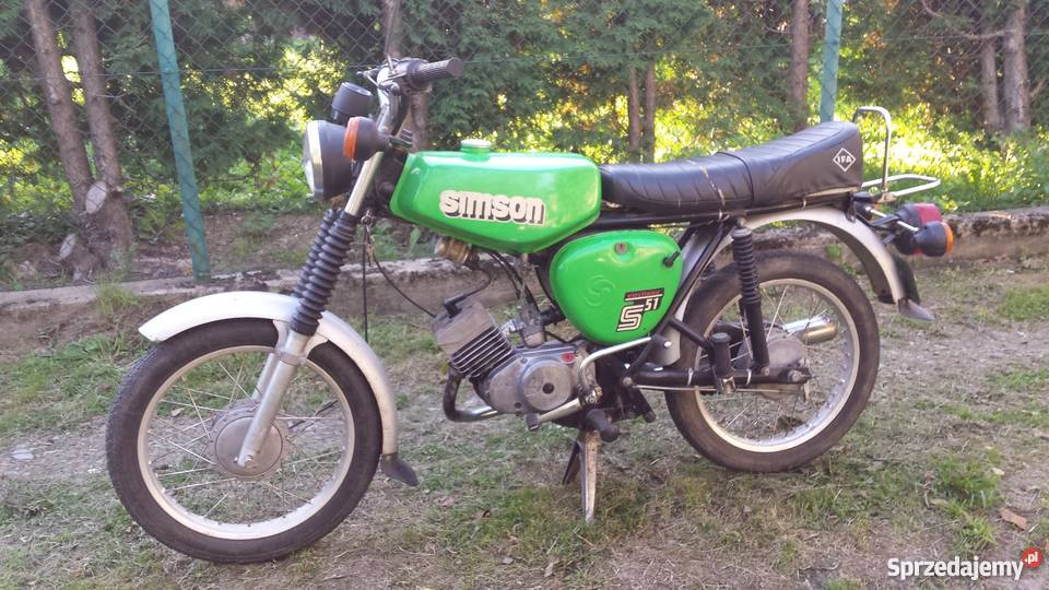 Simson S 51 Elektronik 1985 Rok produkcji 1985 Krosno