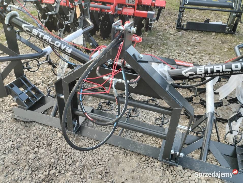 Włóka łąkowo polowa 4 rzędowa 6m hydraulicznie Barchaczów