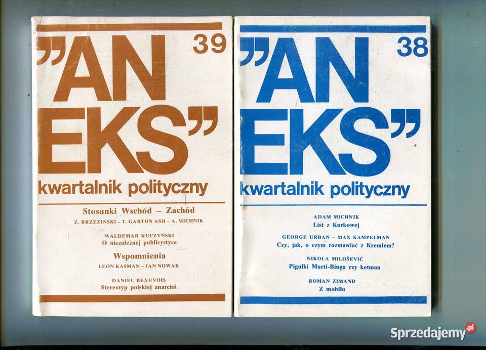 ANEKS 381985 Aneks 391985 Pozostałe zachodniopomorskie Szczecin