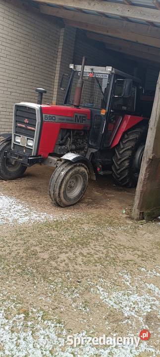 Massey Ferguson 595 Półbiegi pod obciążeniem