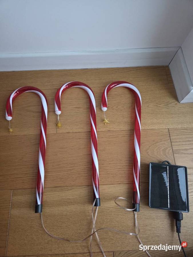 Zestaw 22 solarnych lampek w kształcie laski Lampy ogrodowe Liszki