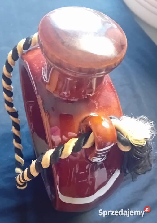 Ceramiczny zegar kwarcowy w formie karafki Koźminek
