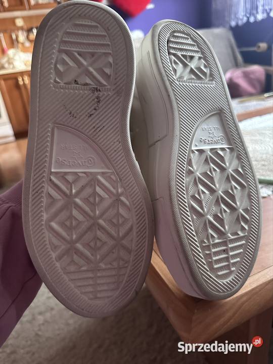 Converse court white biały