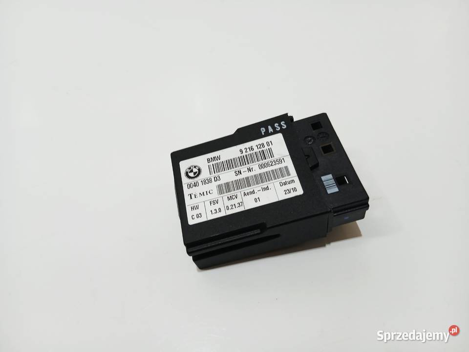 MODUŁ STEROWNIK FOTELA BMW E92 LIFT 9216128 Strzyżewice