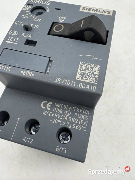 Siemens 3RV10111AA10 Wyłącznik silnikowy 1116A mazowieckie sprzedam