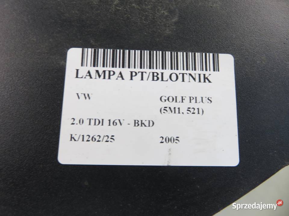 LAMPA PRAWA TYLNA VW GOLF PLUS 5M1 521