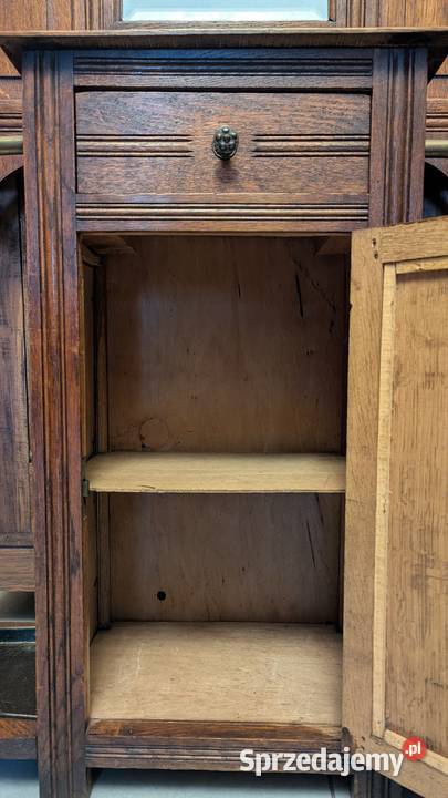 Piękna dębowa garderobawieszak secesyjnysklep Dąbrowa Górnicza