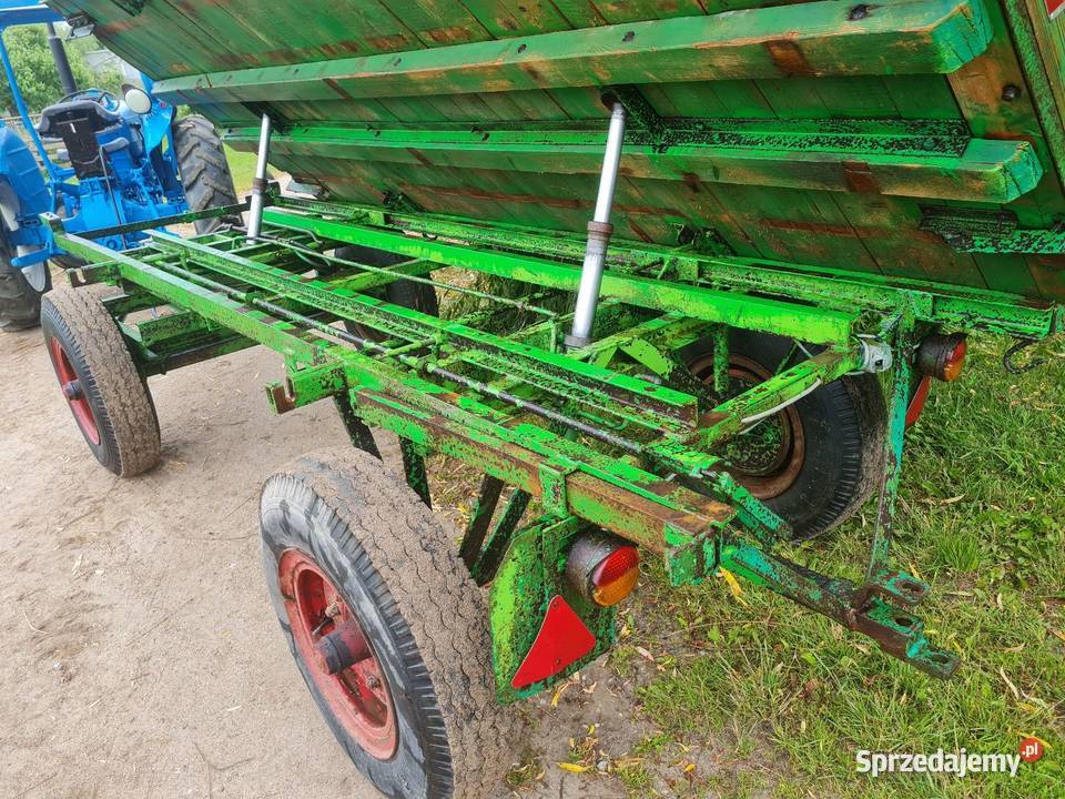 Przyczepa rolnicza wywrotka na dwie strony że Lubawa sprzedam