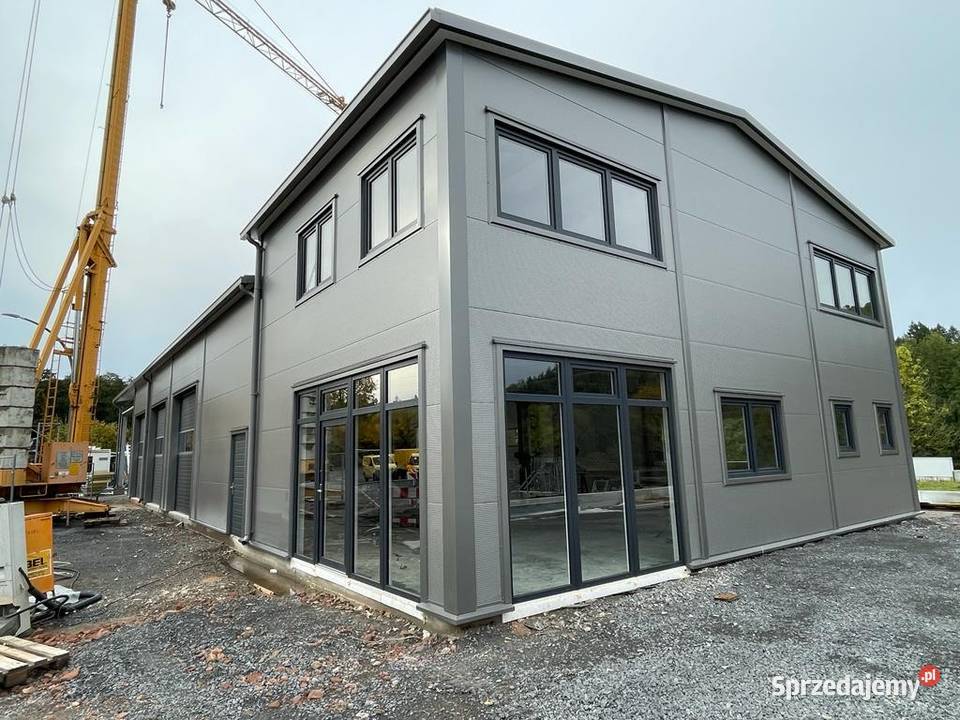 hala stalowa magazyn warsztat obiekt z płyty Szczury