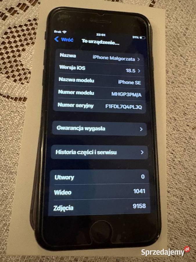 iPhone SE z nową baterią Apple / iPhone wielkopolskie Gniezno