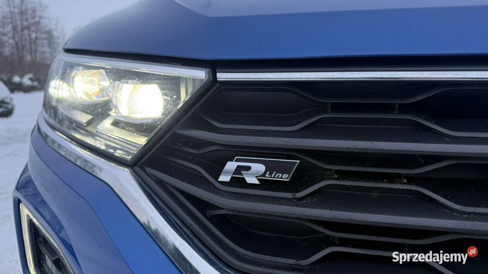 Volkswagen TRoc RLine 15tsi automat 150 polski asystent pasa ruchu Gdańsk