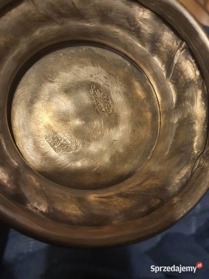 Stary dzbanek secesyjny ciemny metal sygnowany Antyki, Sztuka, Kolekcje Lublin