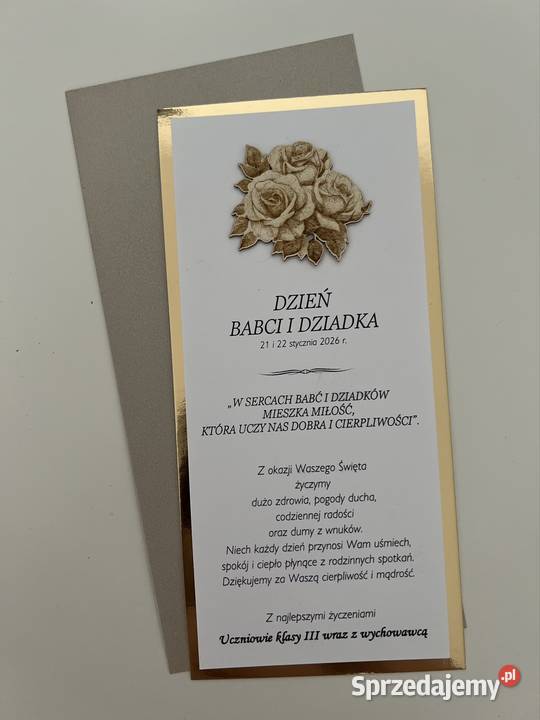 DZIEŃ BABCI I DZIADKA Wadowice sprzedam