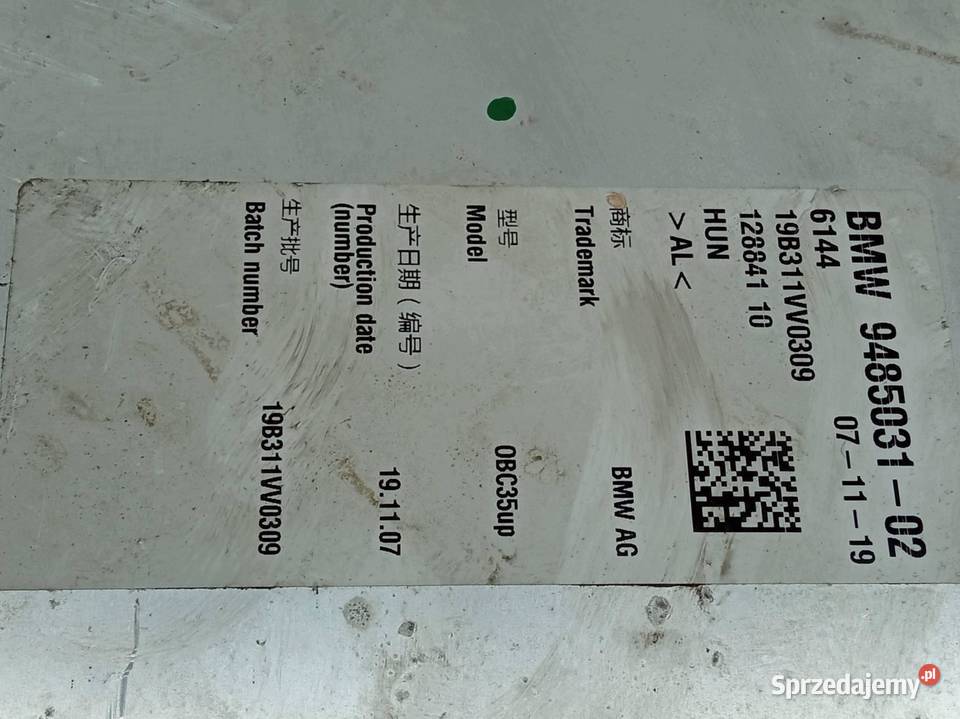MODUŁ FALOWNIK PRZETWORNICA NAPIĘCIA 9485031 Bmw