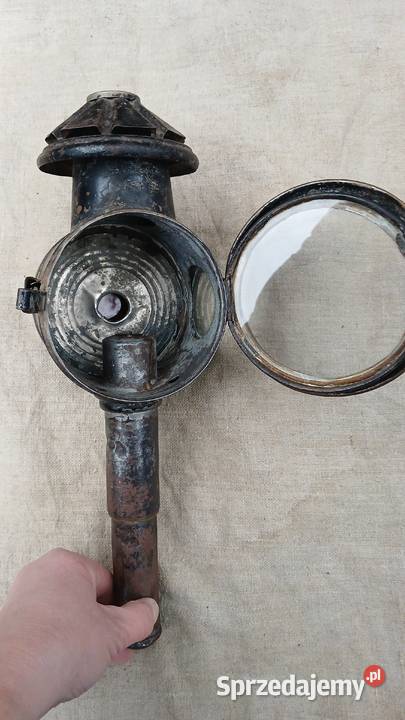 Stara lampa powozowa na świeczkę Pozostałe Warszawa sprzedam